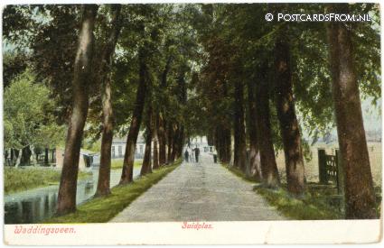 ansichtkaart: Waddinxveen, Zuidplas