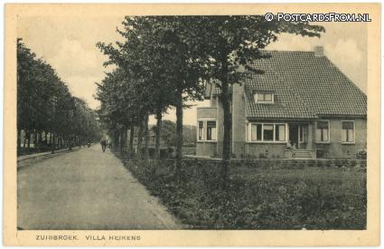 Zuidbroek, Villa Heikens ansichtkaart: Zuidbroek, Villa Heikens