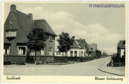 ansichtkaart: Zuidbroek, Nieuwe Stationsweg