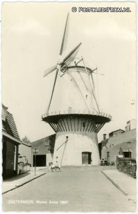 ansichtkaart: Zoetermeer, Molen Anno 1897