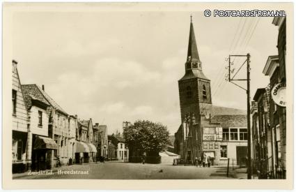 ansichtkaart: Zuidland, Breedstraat