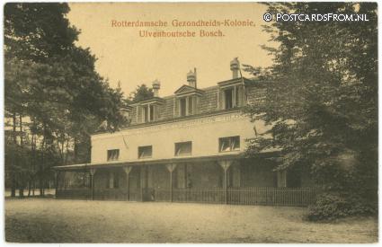 ansichtkaart: Ulvenhout, Rotterdamsche Gezondheids-Kolonie. Ulvenhoutsche Bosch