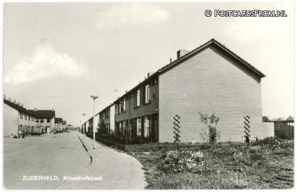 Zijderveld, Krooshofstraat ansichtkaart: Zijderveld, Krooshofstraat