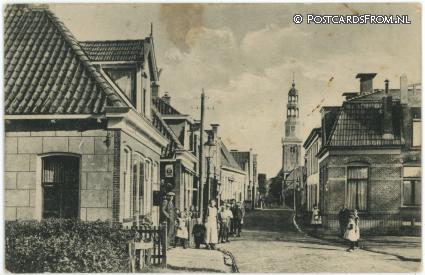 ansichtkaart: Oldeboorn, Kerkstraat