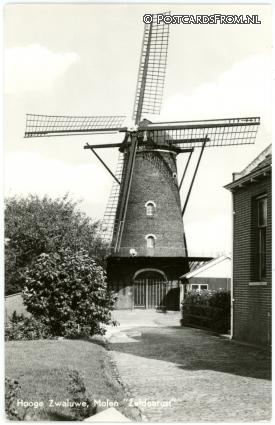 ansichtkaart: Hooge Zwaluwe, Molen 'Zeldenrust'