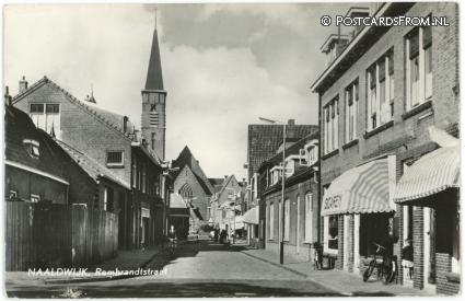 ansichtkaart: Naaldwijk, Plein
