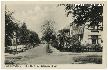 ansichtkaart: Winschoten, Mr. A.J.E. Moddermanstraat