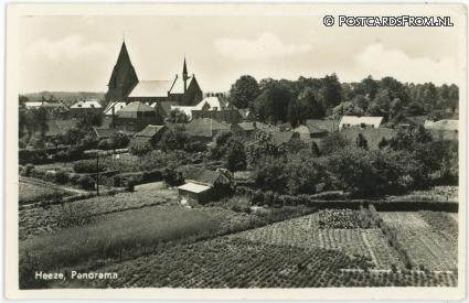 ansichtkaart: Heeze, Panorama