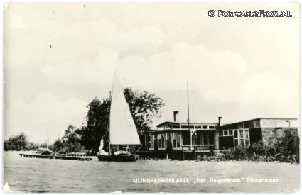 Mijnsheerenland, Het Reigernest. Binnenmaas ansichtkaart: Mijnsheerenland, Het Reigernest. Binnenmaas