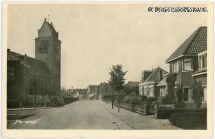 ansichtkaart: Minnertsga, --