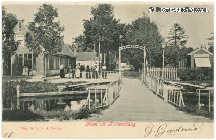 ansichtkaart: Gorredijk, Kortezwaag