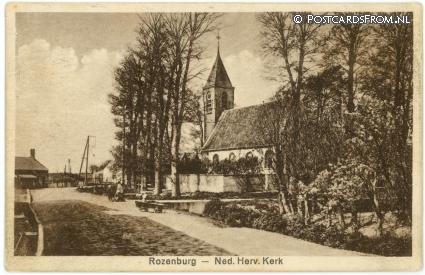 ansichtkaart: Rozenburg ZH, Ned. Herv. Kerk