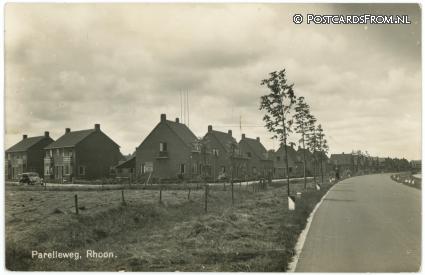 ansichtkaart: Rhoon, Parelleweg