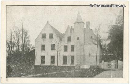 ansichtkaart: Rhoon, Kasteel van Rhoon gezien vanaf den Straatweg