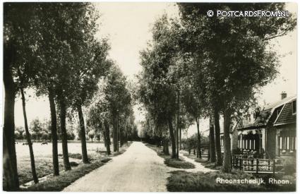 ansichtkaart: Rhoon, Rhoonschedijk