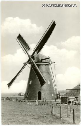 ansichtkaart: Leur NB, De Zwartbergse Molen Ao. 1889