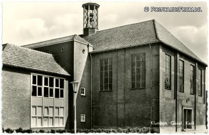 ansichtkaart: Klundert, Geref. Kerk