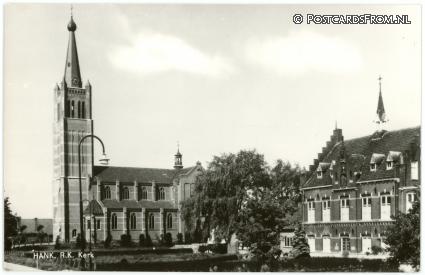 ansichtkaart: Hank Altena, Hank. R.K. Kerk