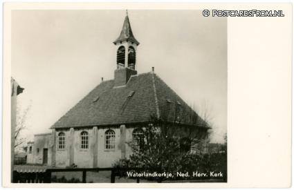 ansichtkaart: Waterlandkerkje, Ned. Herv. Kerk