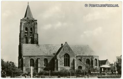 ansichtkaart: Waarde, Ned. Herv. Kerk