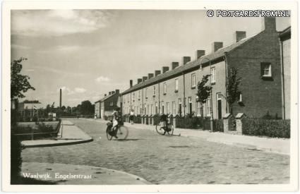 ansichtkaart: Waalwijk, Engelsestraat