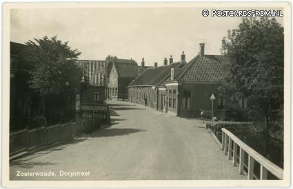 ansichtkaart: Zoeterwoude, Dorpstraat