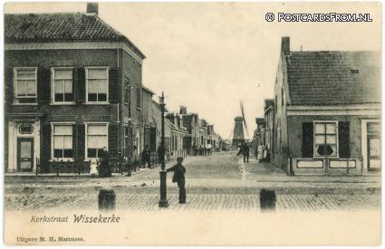 Wissenkerke, Kerkstraat ansichtkaart: Wissenkerke, Kerkstraat