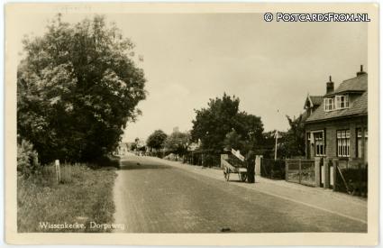ansichtkaart: Wissenkerke, Dorpsweg