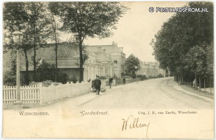ansichtkaart: Winschoten, Garstestraat
