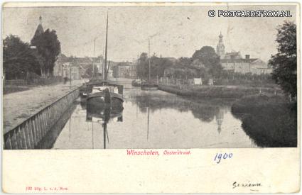 ansichtkaart: Winschoten, Oosterstraat