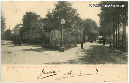 ansichtkaart: Winschoten, Garstestraat en Stationsweg