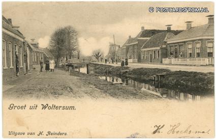ansichtkaart: Woltersum, Groet uit