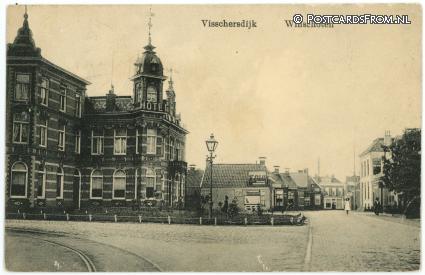 ansichtkaart: Winschoten, Visschersdijk