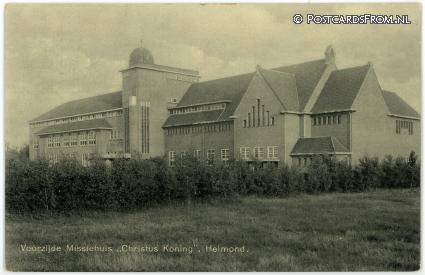 ansichtkaart: Helmond, Voorzijde Missiehuis 'Christus Koning'