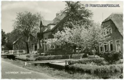 ansichtkaart: Nieuwkoop, Dorpstraat