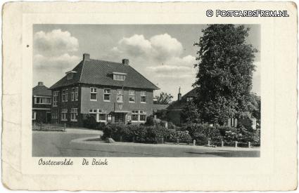 Oosterwolde FR, De Brink ansichtkaart: Oosterwolde FR, De Brink