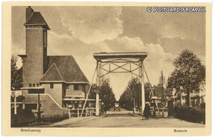 ansichtkaart: Bussum, Brediusweg