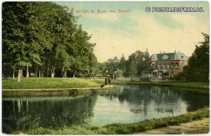 ansichtkaart: Bussum, Kom van Biegel