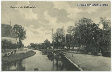 ansichtkaart: Zuidwolde GN, Groeten uit