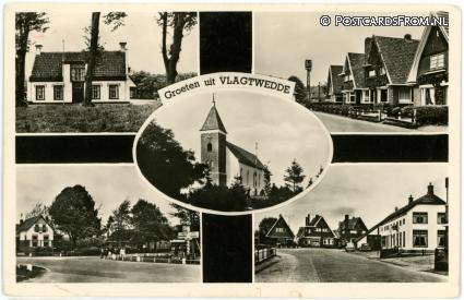 Vlagtwedde, Groeten uit ansichtkaart: Vlagtwedde, Groeten uit
