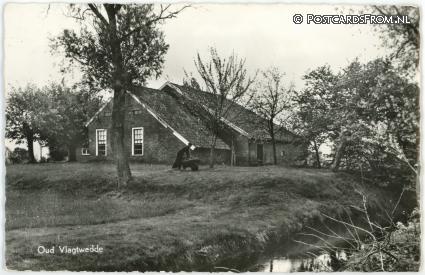 Vlagtwedde, Oud Vlagtwedde. Wollinghuizerweg ansichtkaart: Vlagtwedde, Oud Vlagtwedde. Wollinghuizerweg