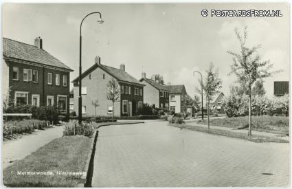 Murmerwoude, Nieuweweg ansichtkaart: Murmerwoude, Nieuweweg