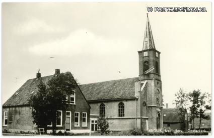 ansichtkaart: Andijk, Ned. Herv. Oosterkerk