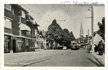 Voorburg, Parkweg ansichtkaart: Voorburg, Parkweg